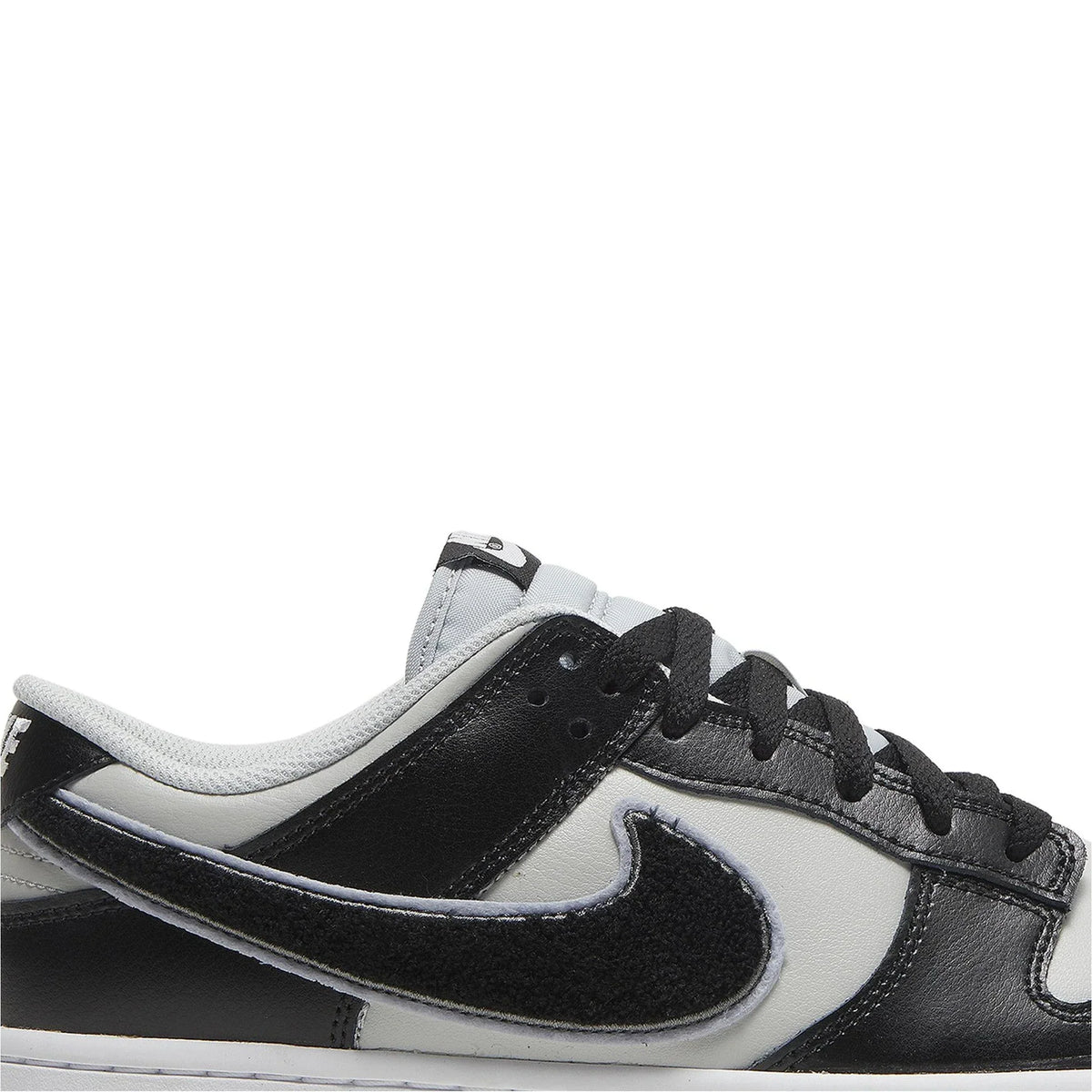Nike Dunk Low 'Chenille Swoosh Black Grey' (2022)